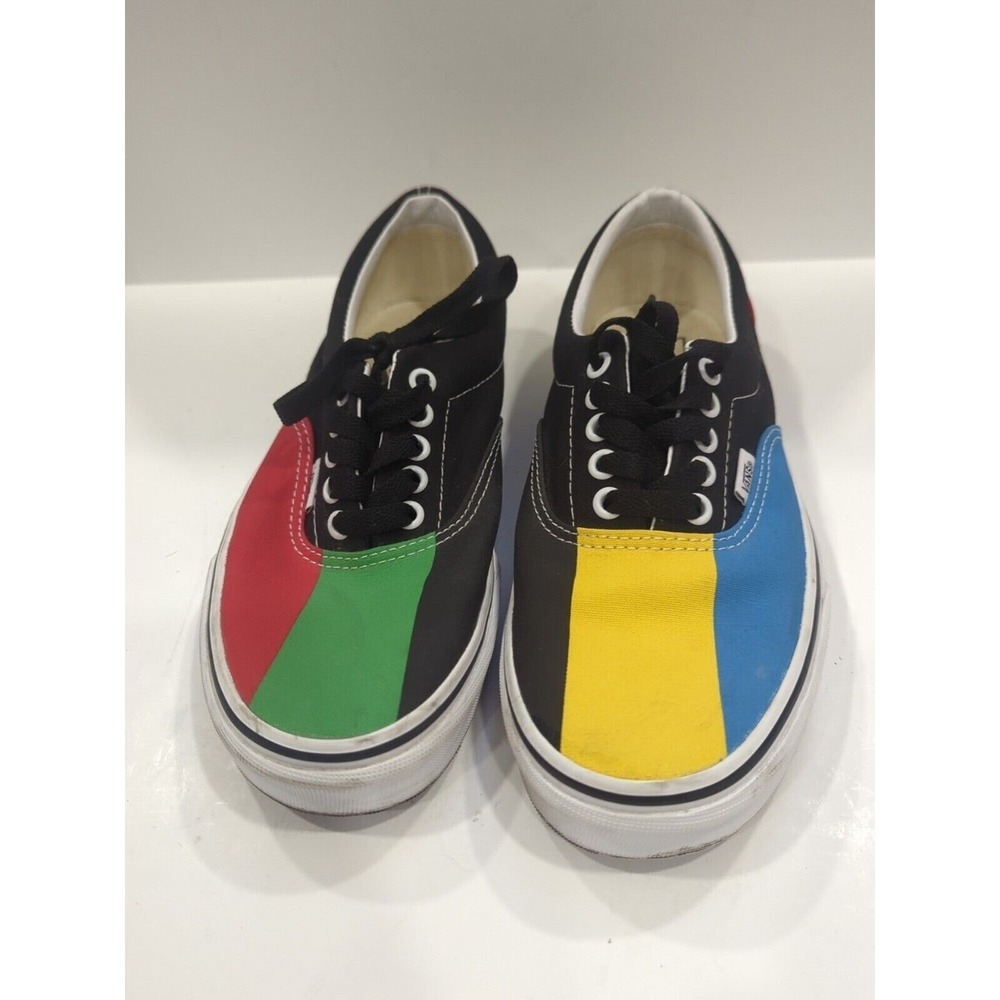 Vans Mens 7 Women's 8.5 Shoes‎ Era (Vans Spirit)Multi/Tr Wht 72135